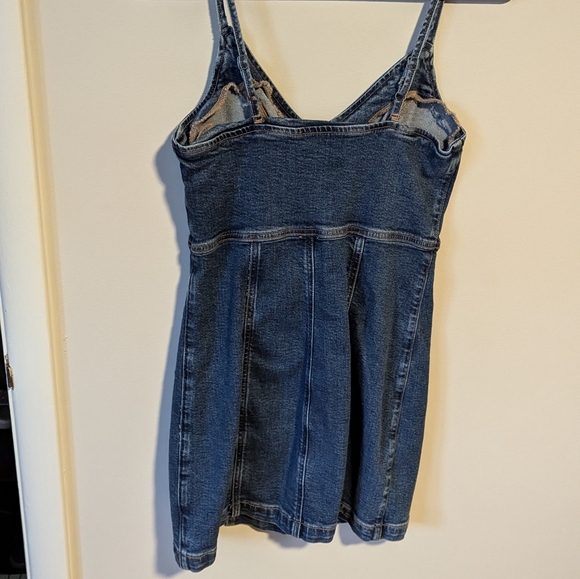 AE Denim Zip Dress - Picture 2 of 5